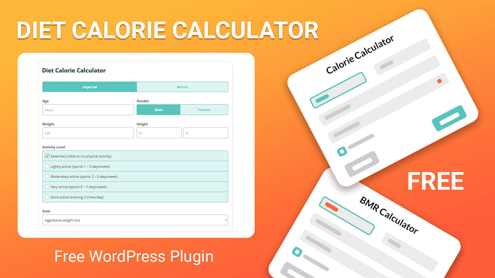 Diet Calorie Calculator WordPress Plugin